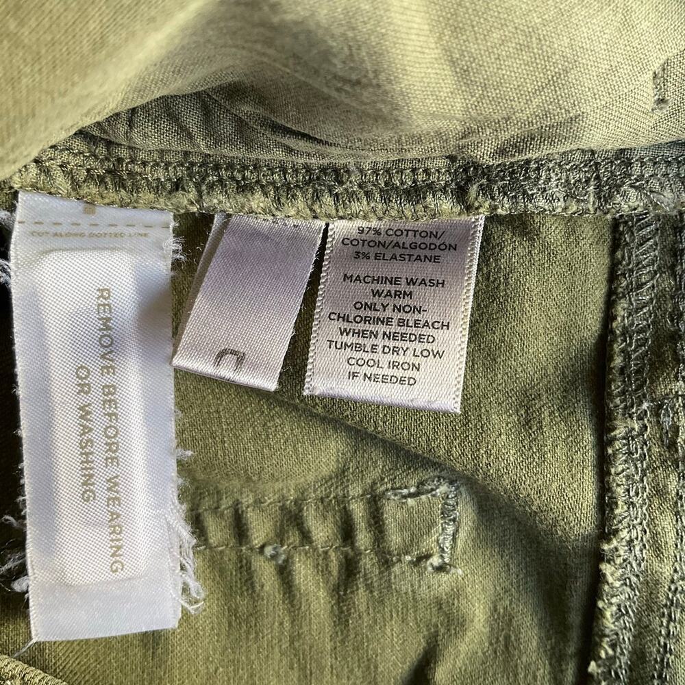 LOFT Women Summer Jeans Shorts Denim size 31, Green - Picture 8 of 10